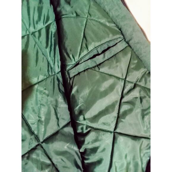 Vintage 90s Pro Line Logo 7 Green Bay Packers Parka Jacket Diamond Hood Y2K - Picture 16 of 16